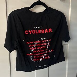 Plain front, back shown Black CycleBar Graphic T-Shirt
